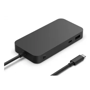 Dokų stotelė Microsoft Surface USB4 Dock laidinis juodas 100 W maitinimo tiekimas