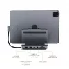 Nešiojamojo kompiuterio dokas Satechi ST-TCSHIPM USB-C (USB 3.2 Gen 1) su HDMI, SD/MicroSD, 60W PD, pilkas