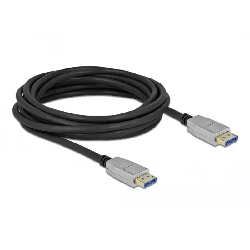DeLOCK DisplayPort laidas 10K 60 Hz 54 Gbps metalinis korpusas 1 m