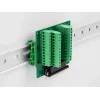 DeLOCK D-Sub HD 44 kontaktų kištukinis į gnybtų bloką, skirtą DIN bėgiui 84x86x30 mm