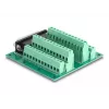 DeLOCK D-Sub HD 44 kontaktų kištukinis į gnybtų bloką, skirtą DIN bėgiui 84x86x30 mm