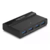 DeLOCK USB jungiklis 4 įrenginiai 2 pagrindiniai kompiuteriai 5 Gbps juoda
