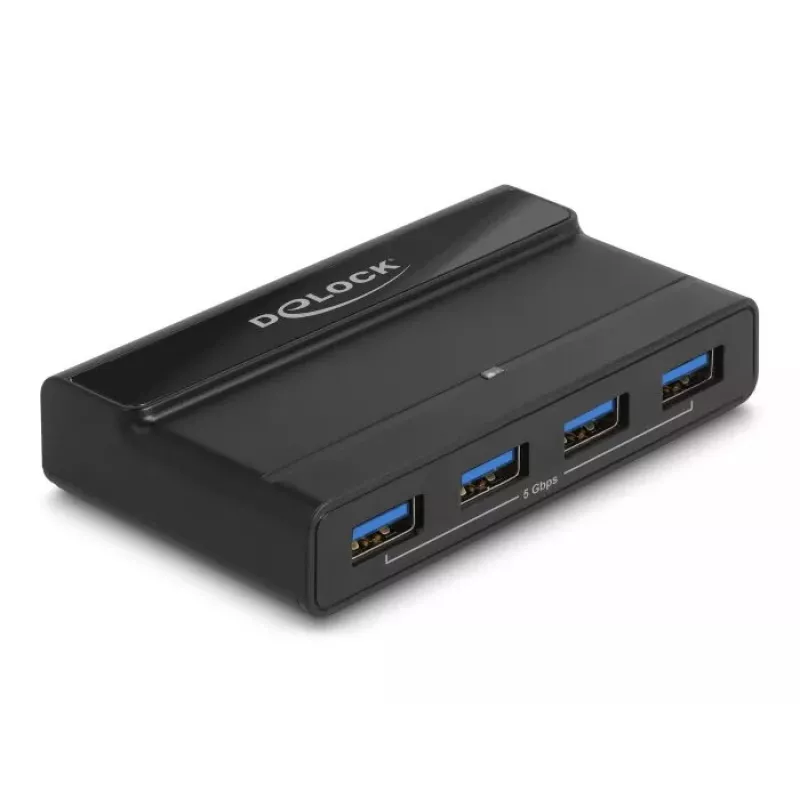 DeLOCK USB jungiklis 4 įrenginiai 2 pagrindiniai kompiuteriai 5 Gbps juoda