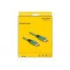 DeLOCK DisplayPort kabelis 16K 60 Hz 1 m žalias metalas