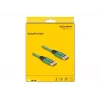 DeLOCK DisplayPort kabelis 16K 60 Hz 2 m žalias metalas