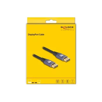 DeLOCK DisplayPort laidas 8K 60 Hz 3 m violetinis metalas