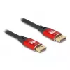 DeLOCK DisplayPort laidas 8K 60 Hz 5 m raudonas metalas
