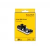 DeLOCK USB 2.0 pin header male Hub 2 Port Mėlyna Juoda