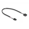 DeLOCK USB 2.0 pin header male Hub 2 Port Mėlyna Juoda