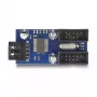 DeLOCK USB 2.0 pin header male Hub 2 Port Mėlyna Juoda