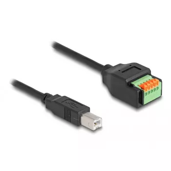 DeLOCK USB 2.0 laidas Type-B kištukas į gnybtų bloko adapterį 15 cm