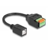 DeLOCK USB 2.0 laidas, Type-B lizdas į gnybtų bloko adapterį, 15 cm