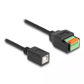 DeLOCK USB 2.0 laidas, Type-B lizdas į gnybtų bloko adapterį, 15 cm