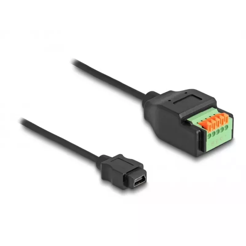 DeLOCK USB 2.0 kabelis Mini-B lizdas prie gnybtų bloko adapteris 15 cm