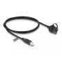 DeLOCK USB 2.0 laidas, B tipo kištukas į B tipo lizdą, 1 m, IP68 atsparus vandeniui, juodas