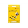 Duomenų ir įkrovimo laidas DeLOCK USB Type-C į Lightning 180° kampuotas 2m MFi