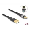 DeLOCK USB 2.0 laidas, Type-A (kištukas) – Type-C (kištukas), 60W, 2m