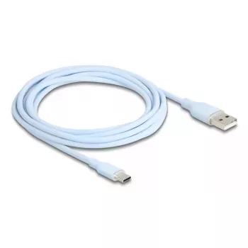 DeLOCK USB kabelis USB 2.0 2,5 m USB A USB C mėlynas