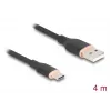 DeLOCK USB kabelis USB 2.0 4m USB A USB C Juodas 81228