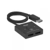 DisplayPort 2‑in‑1 Bi‑directional Switch CLUB3D CSV-1009 — 2x DisplayPort outputs, 8K@60Hz, Juoda