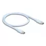 USB laidas DeLOCK 81233 USB 2.0 0.5 m USB C mėlynas