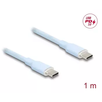 USB laidas DeLOCK 81234 USB 2.0 1 m USB C mėlynas