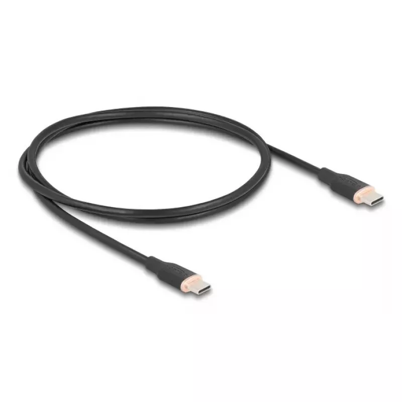 DeLOCK USB laidas USB 2.0 1m USB C juodas 81238