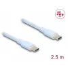 DeLOCK USB laidas USB 2.0 2,5 m USB C mėlynas 81235