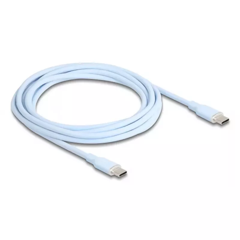 DeLOCK USB laidas USB 2.0 2,5 m USB C mėlynas 81235