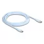 DeLOCK USB laidas USB 2.0 2,5 m USB C mėlynas 81235