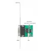 DELOCK 90582 USB 2.0 į RS-232 nuoseklųjį keitiklį / kartotuvą / izoliatorių, FTDI FT231XS, žalias nerūdijantis plienas