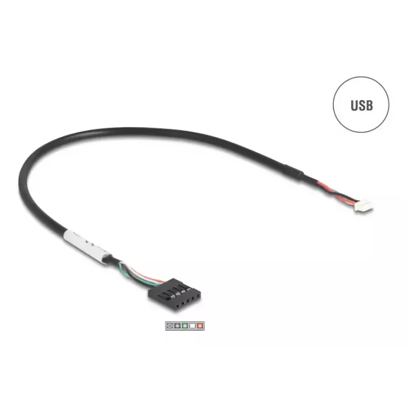 DELOCK 90582 USB 2.0 į RS-232 nuoseklųjį keitiklį / kartotuvą / izoliatorių, FTDI FT231XS, žalias nerūdijantis plienas