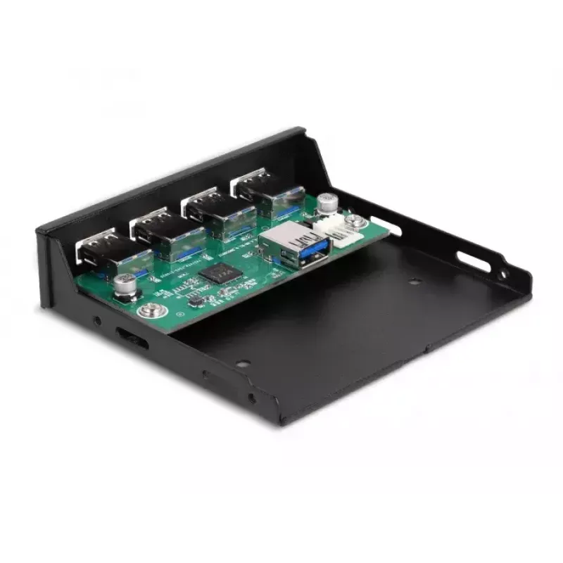 DeLOCK vidinis 3,5 colio USB 3.2 Gen 1 šakotuvas, 4 prievadų, juodas