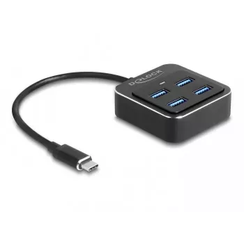 DeLOCK USB 3.2 Gen 2 USB Type-C Hub 4 x USB Type-A 10 Gbps
