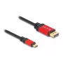 DeLOCK USB Type-C į DisplayPort kabelis 8K 30Hz HDR 3m raudonas