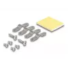DeLOCK tinklo jungčių dėžutė LSA Cat.6 juoda metalas/plastikas 41mm 69mm 26mm