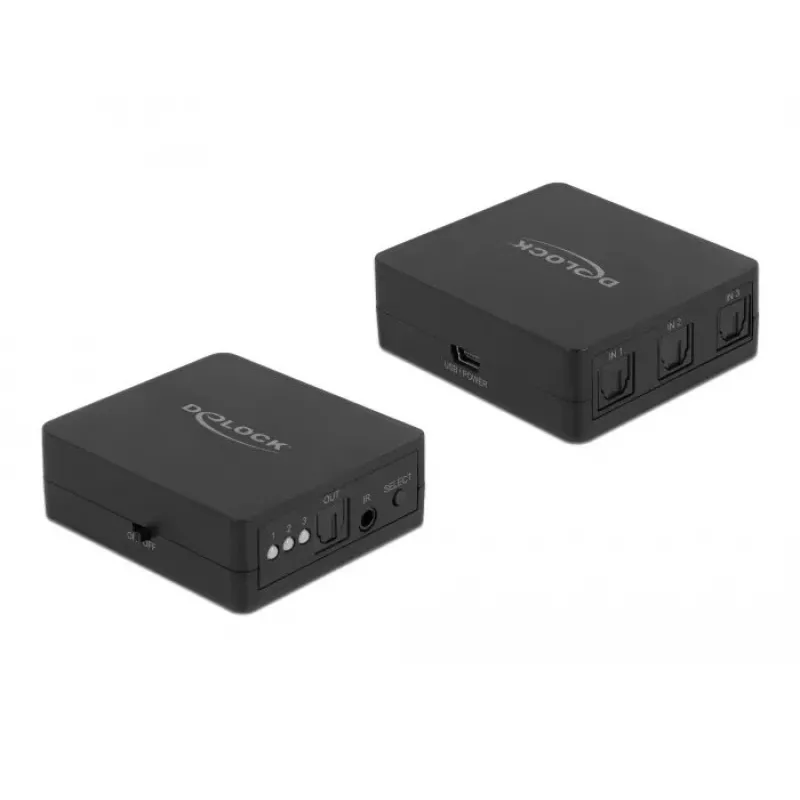 S/PDIF TOSLINK jungiklis DeLOCK 63395