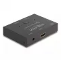 DeLOCK HDMI 2 - 1 jungiklis, dvipusis, 8K 60 Hz, metalinis, juodas
