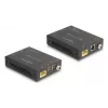 KVM plėtiklis DELOCK 65957 — HDMI ir USB siųstuvas ir imtuvas, laidinis, iki 70 m, 18 Gbit/s, 600 MHz, juodas