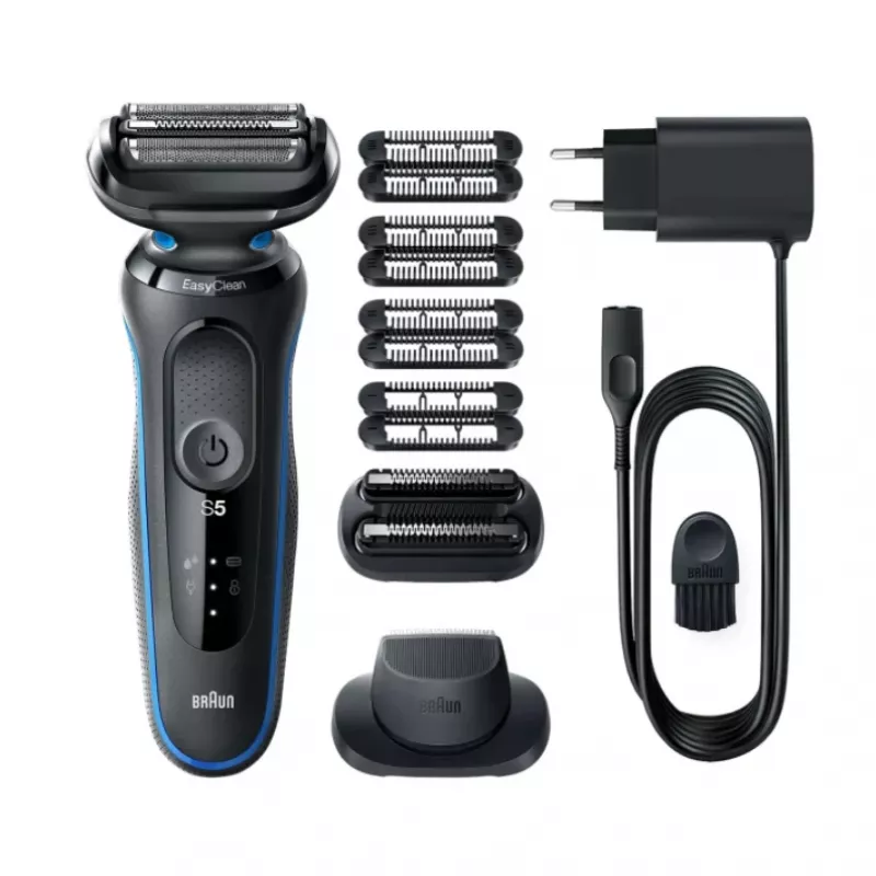 Braun Series 5 51-B1820s folijos skutimosi peiliukas juodas, mėlynas