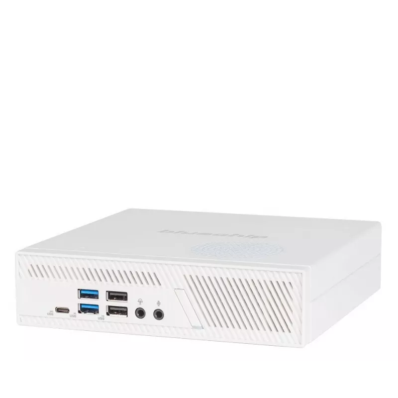 bluechip BUSINESSline S3137 *balta* Intel® Core™ i3 procesorius 14100 / iki 4,70 GHz, Windows 11 Pro, Intel® B760, 8 GB DDR5, 500 GB NVMe SSD, Intel® Wi-Fi 6E AX211, Bluetooth 5.3, Gigabit Ethernet, Intel® UHD grafika