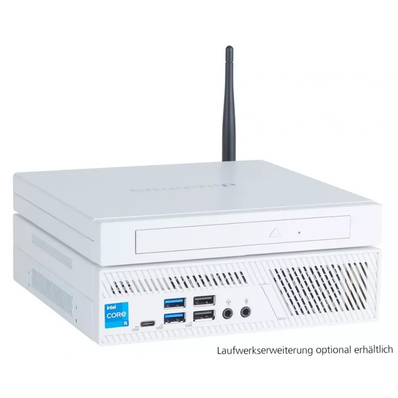 bluechip BUSINESSline S3137 *balta* Intel® Core™ i3 procesorius 14100 / iki 4,70 GHz, Windows 11 Pro, Intel® B760, 8 GB DDR5, 500 GB NVMe SSD, Intel® Wi-Fi 6E AX211, Bluetooth 5.3, Gigabit Ethernet, Intel® UHD grafika