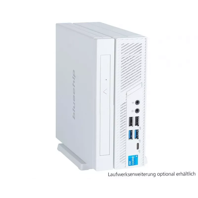 bluechip BUSINESSline S3159 *white* Intel® Core™ i5 Procesorius 14400 / iki 4,70 GHz, Windows 11 Pro, Intel® B760, 8 GB DDR5, 500 GB NVMe SSD, Intel® Wi-Fi 6E AX211, Bluetooth 5.3, Gigabit Ethernet, Intel® UHD grafika