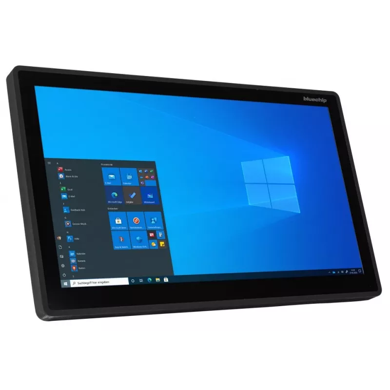 bluechip INDUSTRYline P24KT-1000, 61 cm (24 coliai), Full HD, Intel Atom®, 8 GB, 120 GB, Windows 10 IoT Enterprise