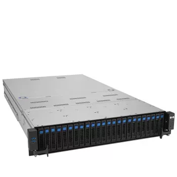 bluechip SERVERline R52212a 2HE stovo serveris, 2 x Intel® Xeon® Sidabrinė 4410Y procesorius / iki 3,90 GHz, 64 GB DDR5, 2 x 960 GB SSD, Avago 9560-8i, 2 x 10 gigabitų Ethernetas