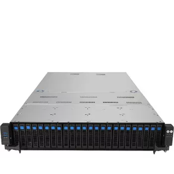 bluechip SERVERline R52212a 2HE stovo serveris, 2 x Intel® Xeon® Sidabrinė 4410Y procesorius / iki 3,90 GHz, 64 GB DDR5, 2 x 960 GB SSD, Avago 9560-8i, 2 x 10 gigabitų Ethernetas