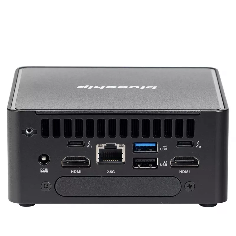 bluechip BUSINESSline M1435 Intel Core 3 100U 8 GB DDR5-SDRAM 500 GB SSD Windows 11 Pro Mini PC Juoda