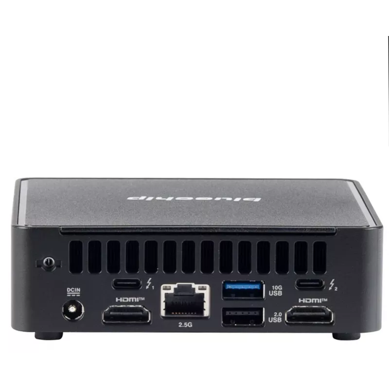 bluechip BUSINESSline M1550 Intel Core 5 210H 16 GB DDR5-SDRAM 500 GB SSD Windows 11 Pro Mini kompiuteris Juoda