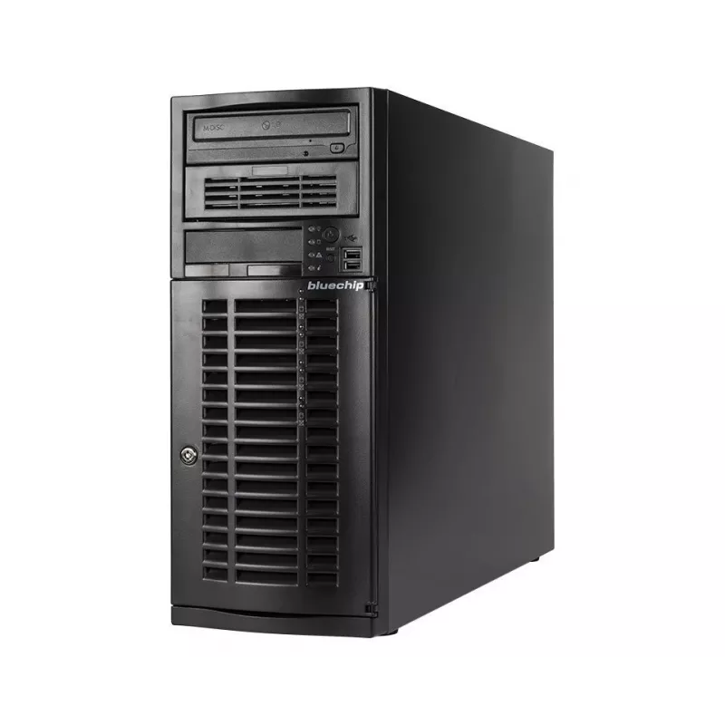 bluechip SERVERline T40317s Tower, Intel® Xeon® Sidabrinė 4410Y procesorius / iki 3,90 GHz, 32 GB DDR5, 2 x 960 GB SSD, 2 x RJ45 (10 Gb/s)