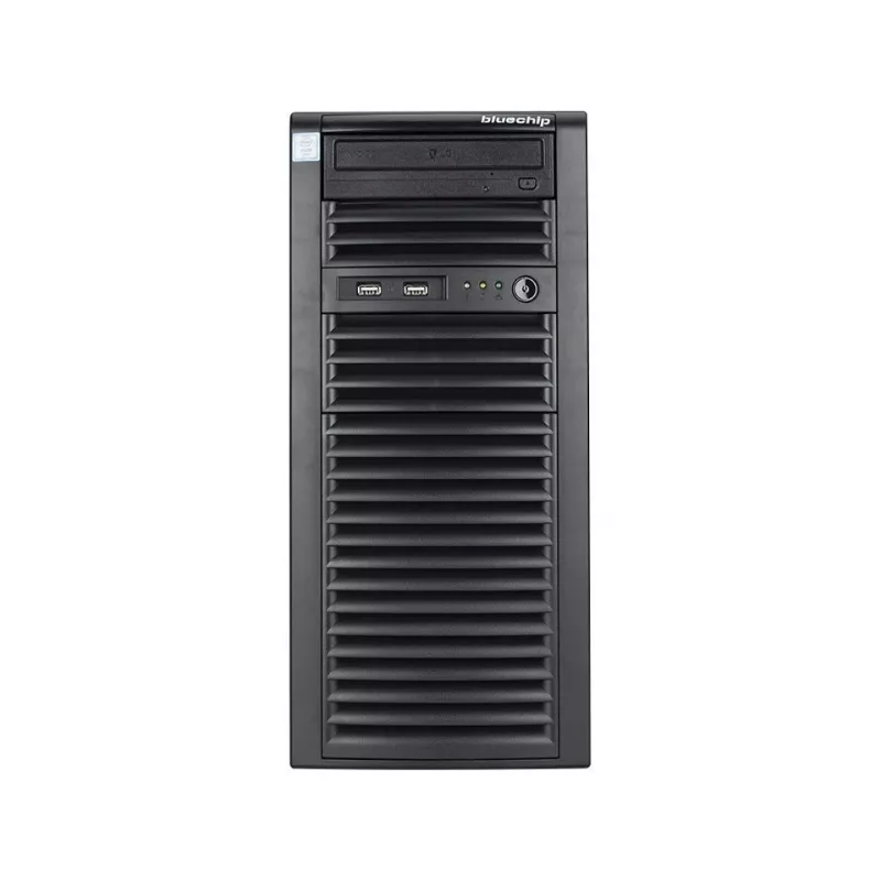 bluechip SERVERline T40320s Tower, Intel® Xeon® Sidabrinė 4410Y procesorius / iki 3,90 GHz, 32 GB DDR5, 2 x 960 GB SSD, 2 x RJ45 (10 Gb/s)